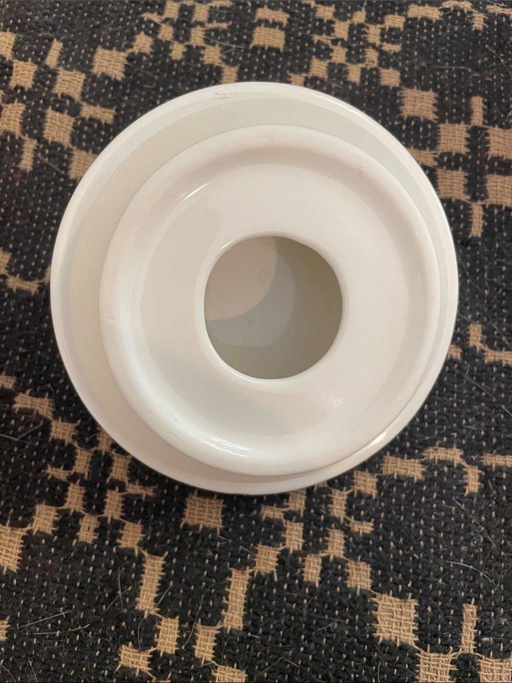 Rooster Ceramic Canister in White with Rooster Accent - Picture 7 of 7